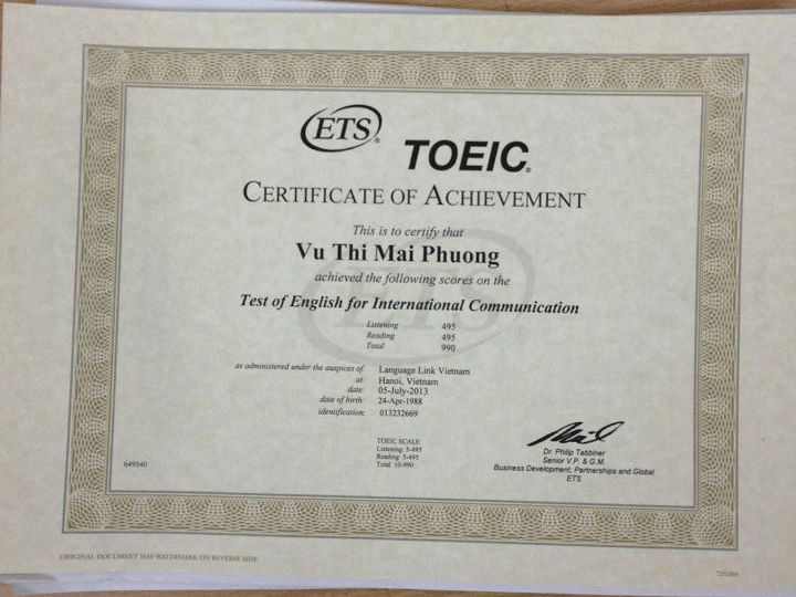 luyện thi toeic cô Mai Phương 