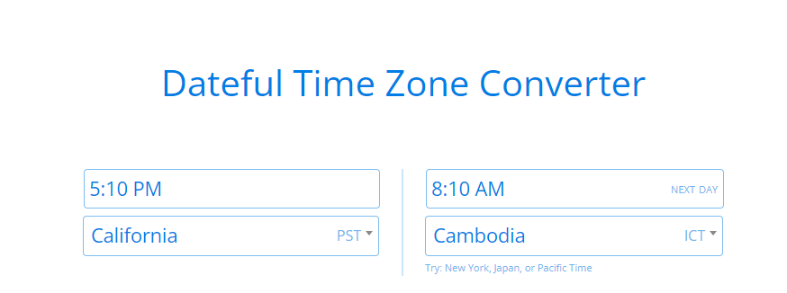if 5:10 pm california time cambodia